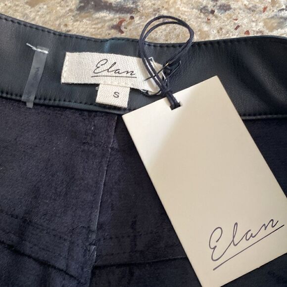 Elan Julie Faux Black Leather Pant - Picture 2 of 6